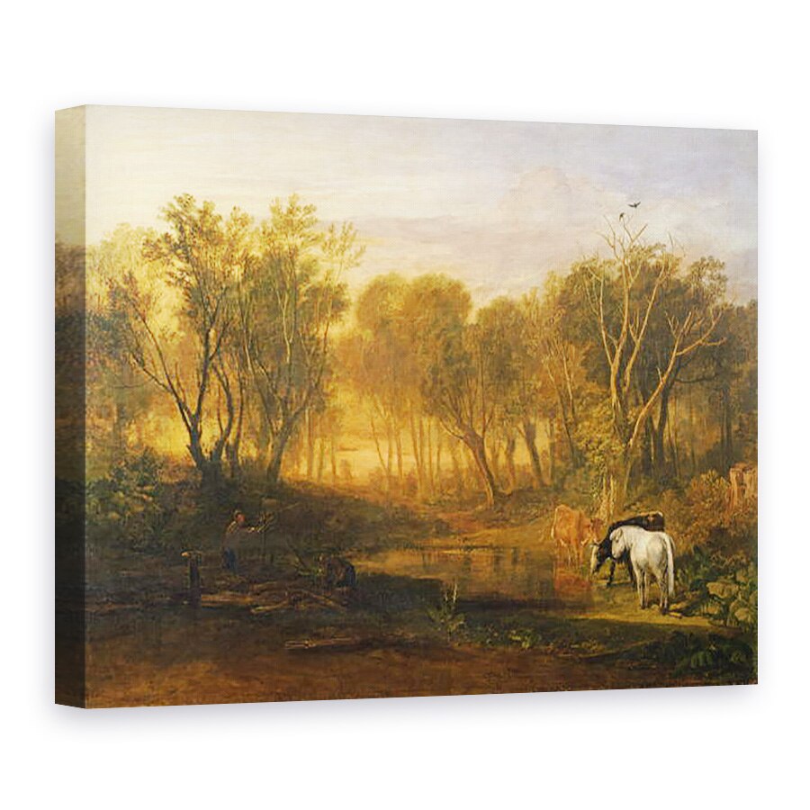 Tablou canvas - Joseph Mallord William Turner - Padurea din Bere, 50 x 70 cm