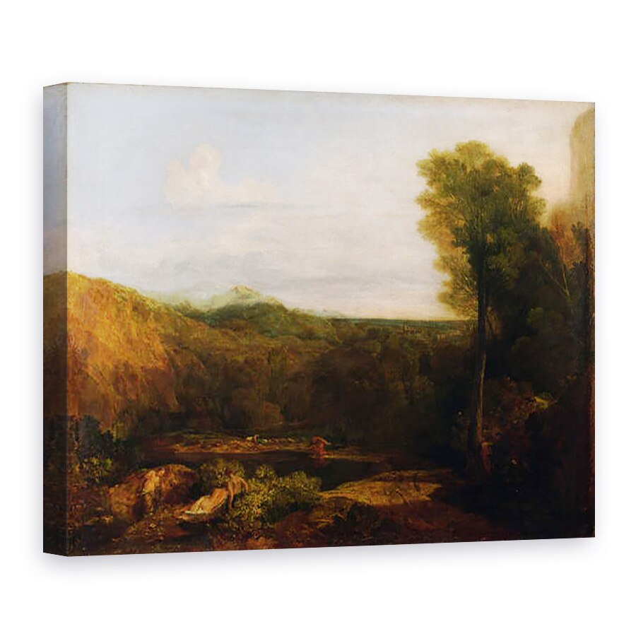 Tablou canvas - Joseph Mallord William Turner - Echo si Narcis, 75 x 100 cm