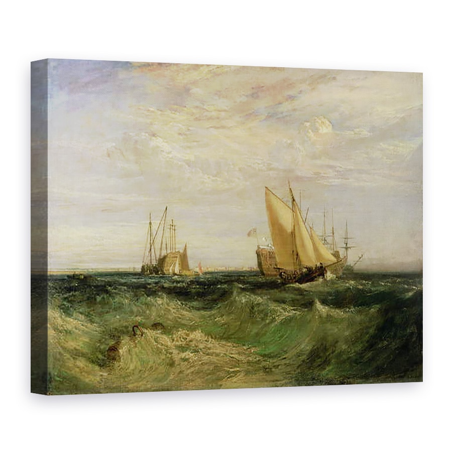 Tablou canvas - Joseph Mallord William Turner - Confluenta dintre Tamisa si Medway, 50 x 70 cm