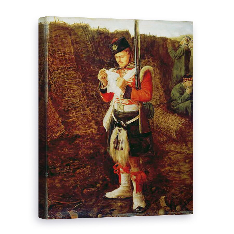 Tablou canvas - John Everett Millais - stiri de acasa, 50 x 70 cm