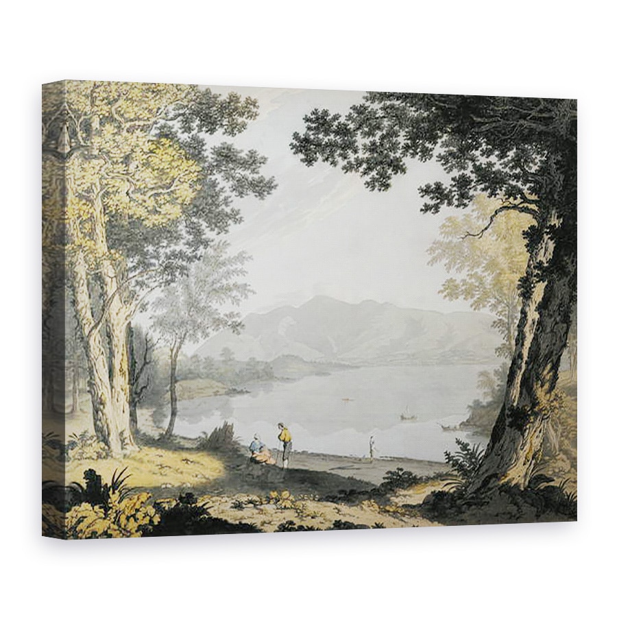 Tablou canvas - Joseph Farington - Vedere de Skiddaw si Derwentwater, 75 x 100 cm