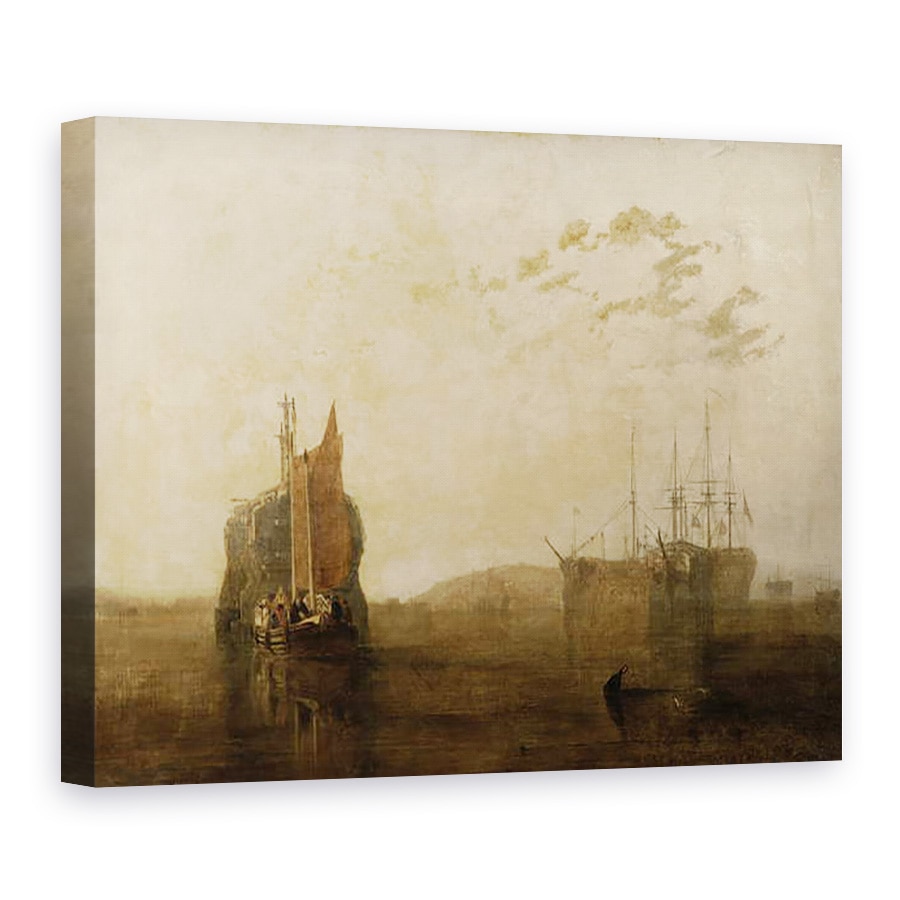 Tablou canvas - Joseph Mallord William Turner - Hulks pe Tamar, 60 x 80 cm