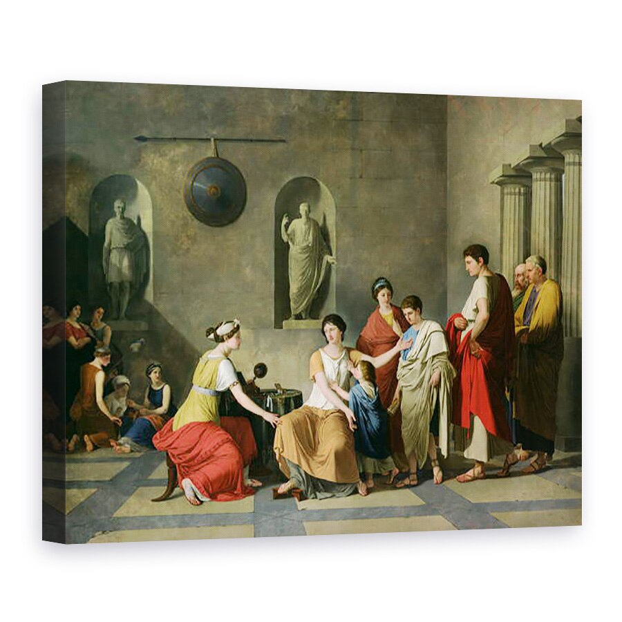 Tablou canvas - Joseph Benoit Suvee - Mama lui Gracchi, 50 x 70 cm