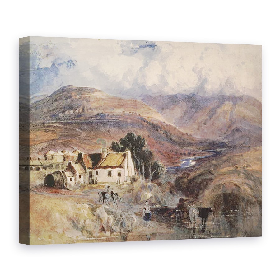 Tablou canvas - Joseph Noel Paton - Peisaj scotian, 50 x 70 cm