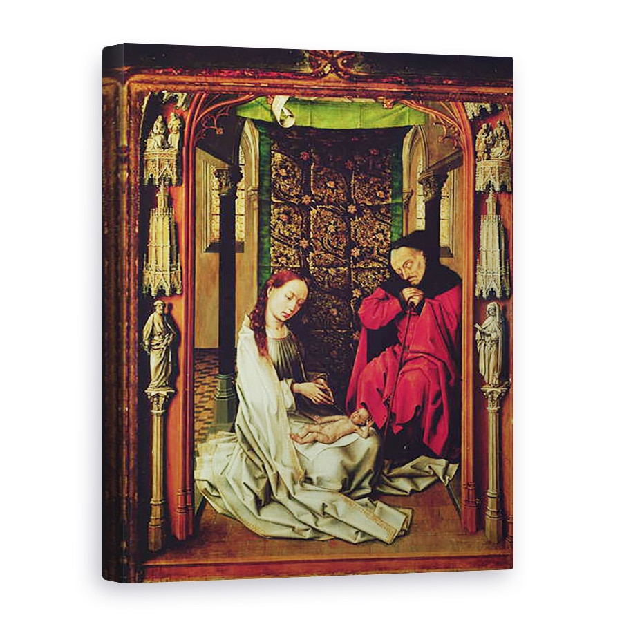 Tablou canvas - Juan de Flandes - Nasterea Domnului, 60 x 80 cm