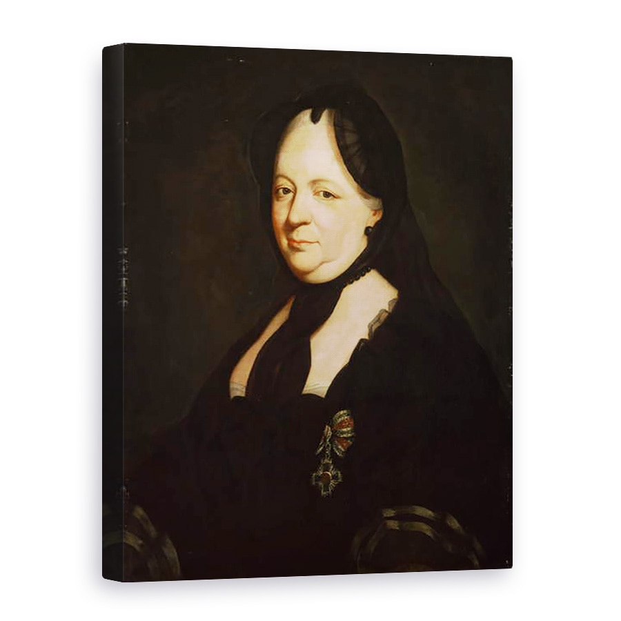 Tablou canvas - Joseph Ducreux - Maria Tereza in doliu, 75 x 100 cm