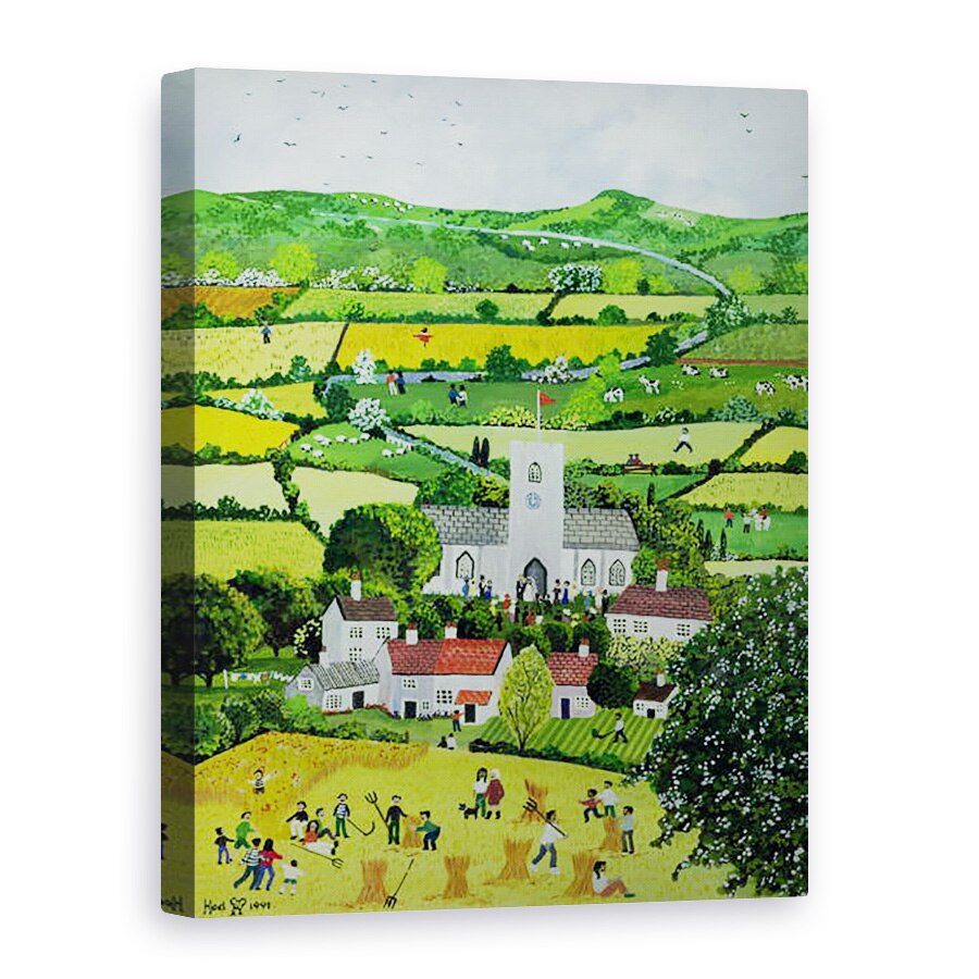 Tablou canvas - Judy Joel - O nunta la tara, 75 x 100 cm