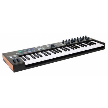Clapa MIDI, Arturia KeyLab Essential 49 BLACK EDITION, 49 clape aftertouch, 9 fadere, 8 paduri Clapa MIDI, Arturia KeyLab Essential 49 BLACK EDITION, 49 clape aftertouch, 9 fadere, 8 paduri
