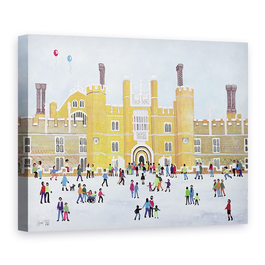 Tablou canvas - Judy Joel - Frontul din Hampton Court, 60 x 80 cm