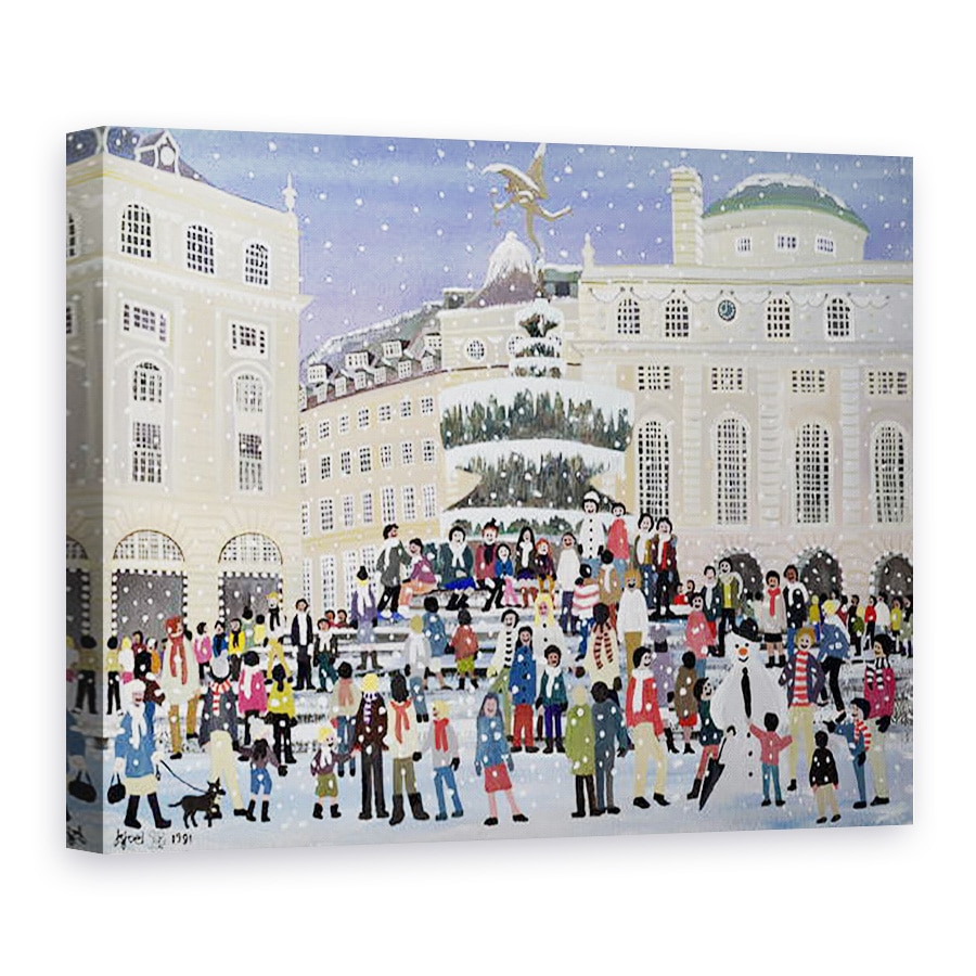 Tablou canvas - Judy Joel - Piccadilly zapada Scena, 75 x 100 cm
