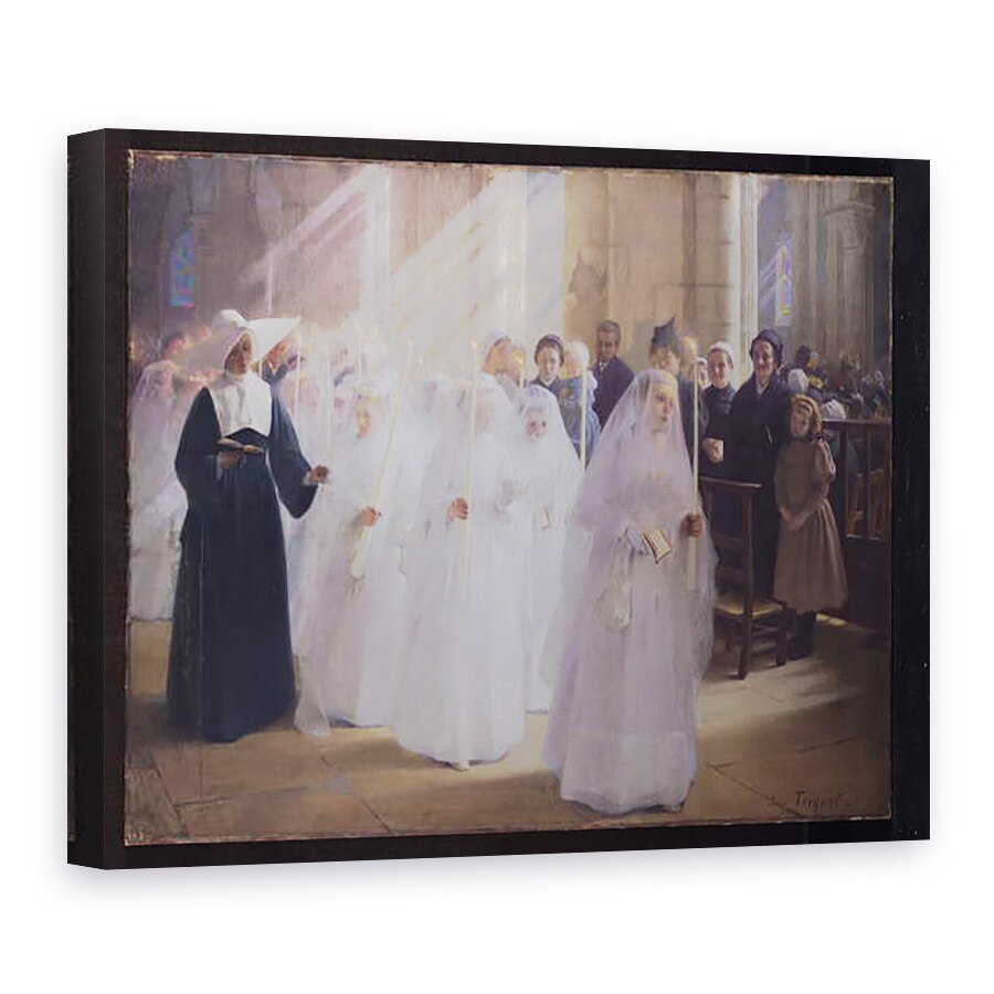 Tablou canvas - Jules Triquet - Comuniune solemna, 50 x 70 cm