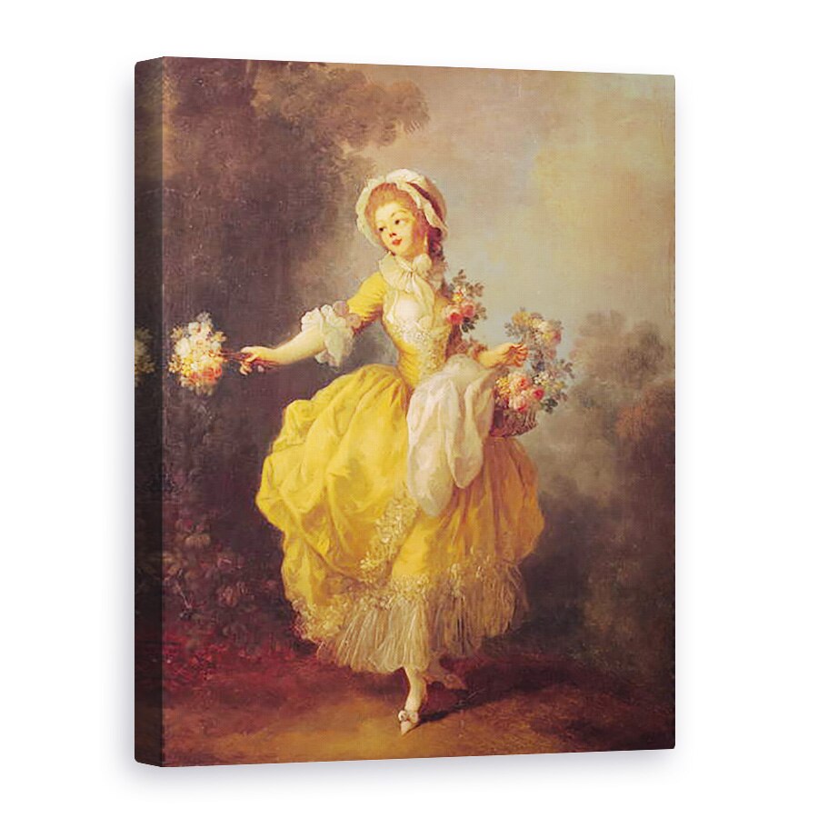 Tablou canvas - Jean-Frederic Schall - Dansatoare cu Buchet, 50 x 70 cm