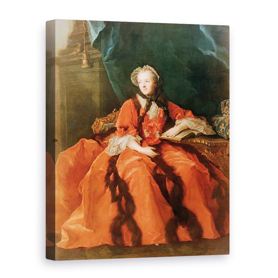 Tablou canvas - Jean-Marc Nattier - Portret De Maria Leszczynska 1703-68 1762, 75 x 100 cm