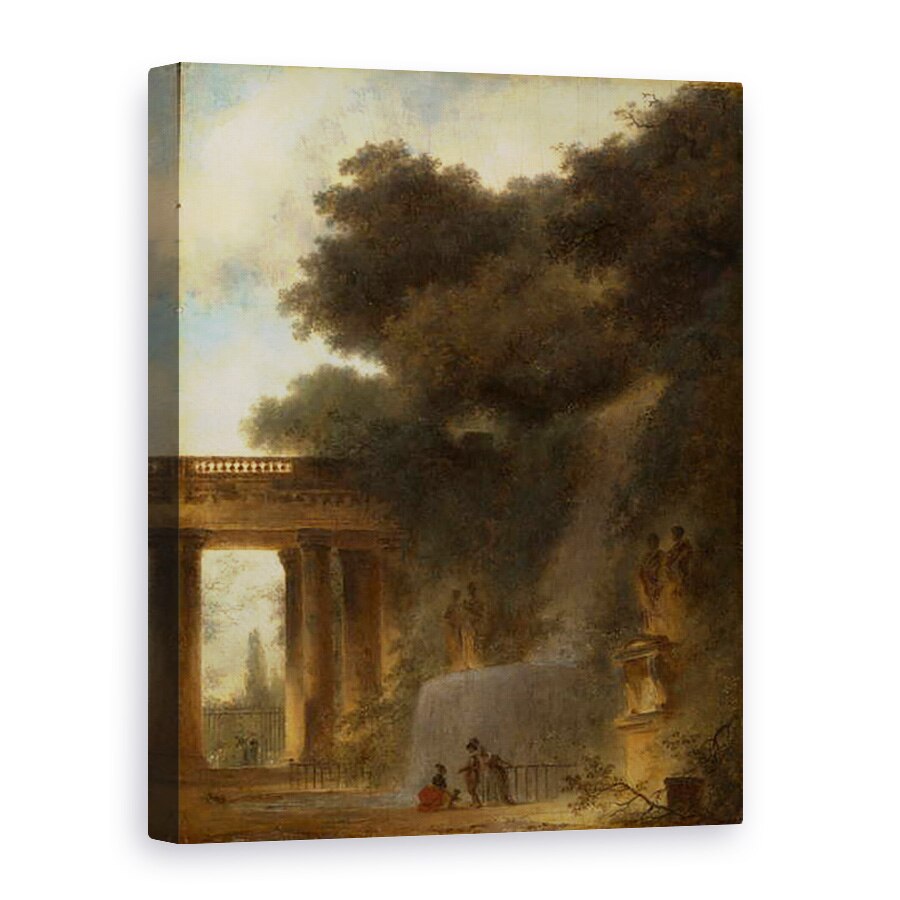 Tablou canvas - Jean-Honore Fragonard - Cascada, 60 x 80 cm