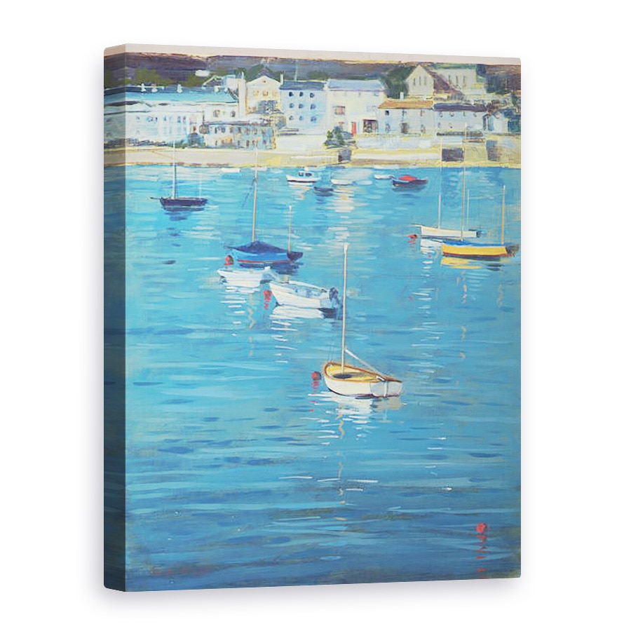Tablou canvas - Jennifer Wright - Salcombe, Dimineata spumanta, 60 x 80 cm