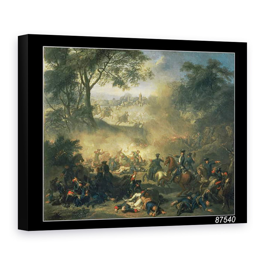 Tablou canvas - Jean-Marc Nattier - Batalia de la Poltava in 1709, 50 x 70 cm