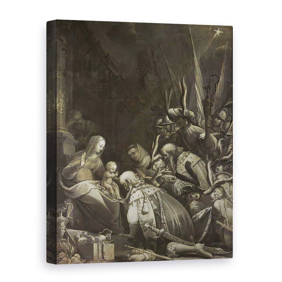 Tablou canvas - Jean de Saint-Igny - Adorarea magilor, 50 x 70 cm
