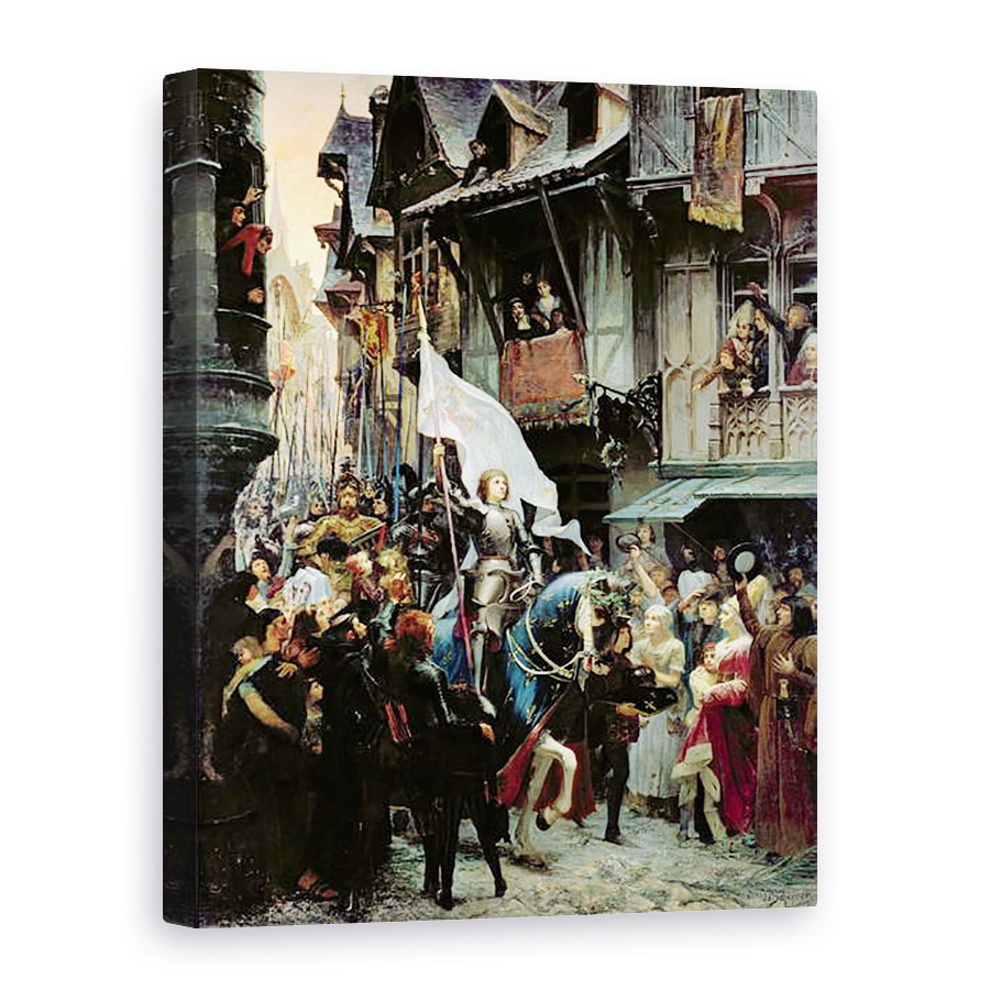 Tablou canvas - Jean-Jacques Scherrer - Intrarea Ioanei dArc 1412-31 in Orleans pe 8 mai 1429, 60 x 80 cm