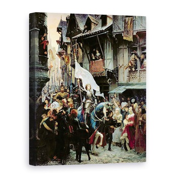 Tablou canvas - Jean-Jacques Scherrer - Intrarea Ioanei dArc 1412-31 in Orleans pe 8 mai 1429, 60 x 80 cm Tablou canvas - Jean-Jacques Scherrer - Intrarea Ioanei dArc 1412-31 in Orleans pe 8 mai 1429, 60 x 80 cm