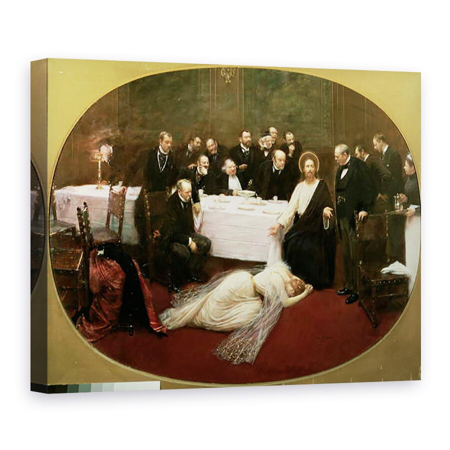 Tablou canvas - Jean Beraud - Sfanta Maria Magdalena in Casa lui Simon Fariseul, 50 x 70 cm