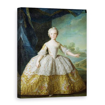Tablou canvas - Jean-Marc Nattier - Infanta Isabelle de Bourbon-Parma 1741-63 1749, 50 x 70 cm Tablou canvas - Jean-Marc Nattier - Infanta Isabelle de Bourbon-Parma 1741-63 1749, 50 x 70 cm