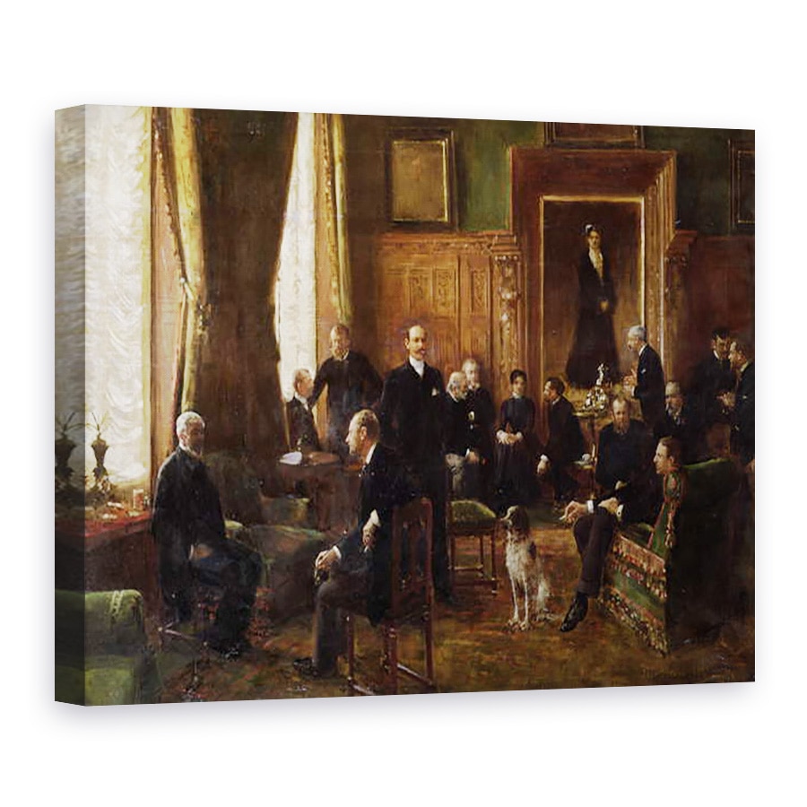 Tablou canvas - Jean Beraud - Salonul contesei Potocka, 50 x 70 cm