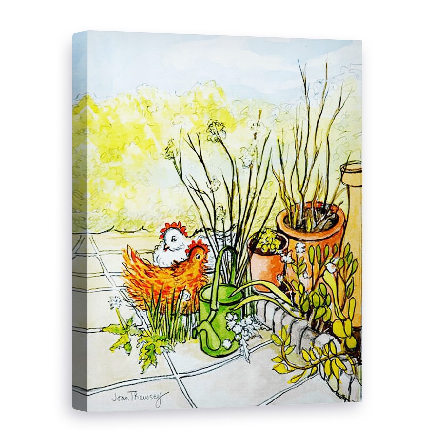 Tablou canvas - Joan Thewsey - Gaini si oale, Gradina Deschisa Lucy Redman, 2000, 75 x 100 cm