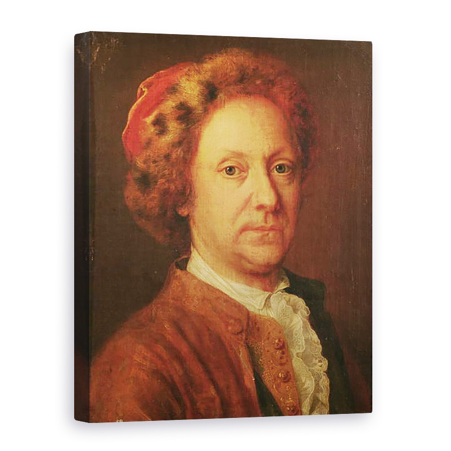Tablou canvas - Jean-Baptiste Oudry - Autoportret, 50 x 70 cm