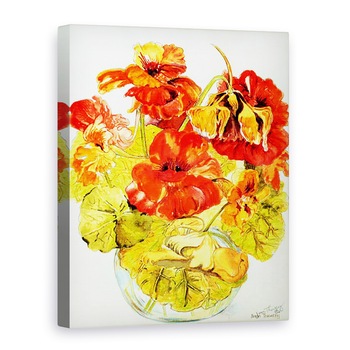 Tablou canvas - Joan Thewsey - Nasturtium,2005, 50 x 70 cm Tablou canvas - Joan Thewsey - Nasturtium,2005, 50 x 70 cm