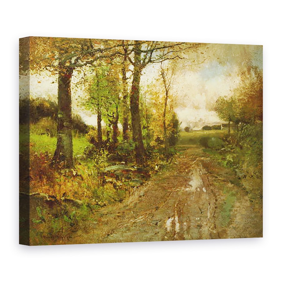 Tablou canvas - John Francis Murphy - Drumul prin padure, 60 x 80 cm