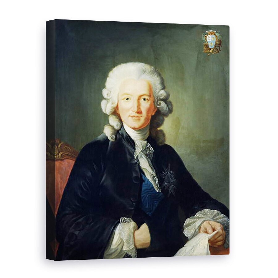 Tablou canvas - Johann Ernst Heinsius - Charles Alexandre de Calonne 1734-1802, 75 x 100 cm