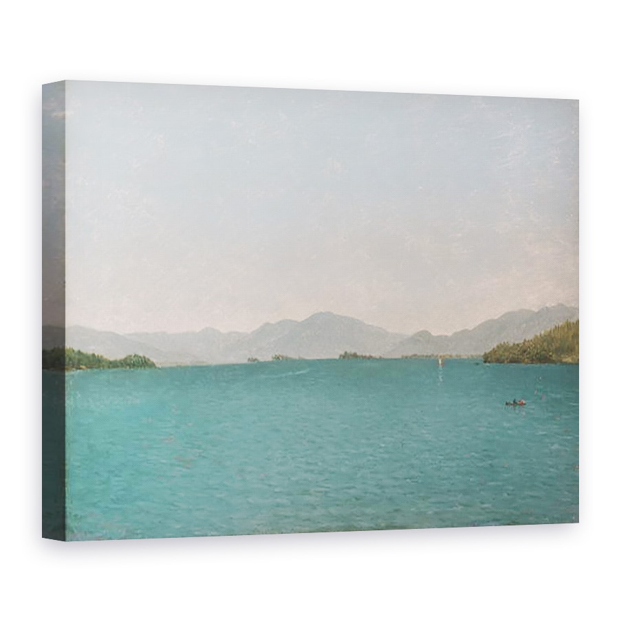 Tablou canvas - John Frederick Kensett - Lacul George, studiu gratuit, 60 x 80 cm