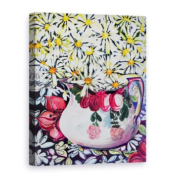 Tablou canvas - Joan Thewsey - Marguerites in 30 de ani Jug,2001, 50 x 70 cm Tablou canvas - Joan Thewsey - Marguerites in 30 de ani Jug,2001, 50 x 70 cm