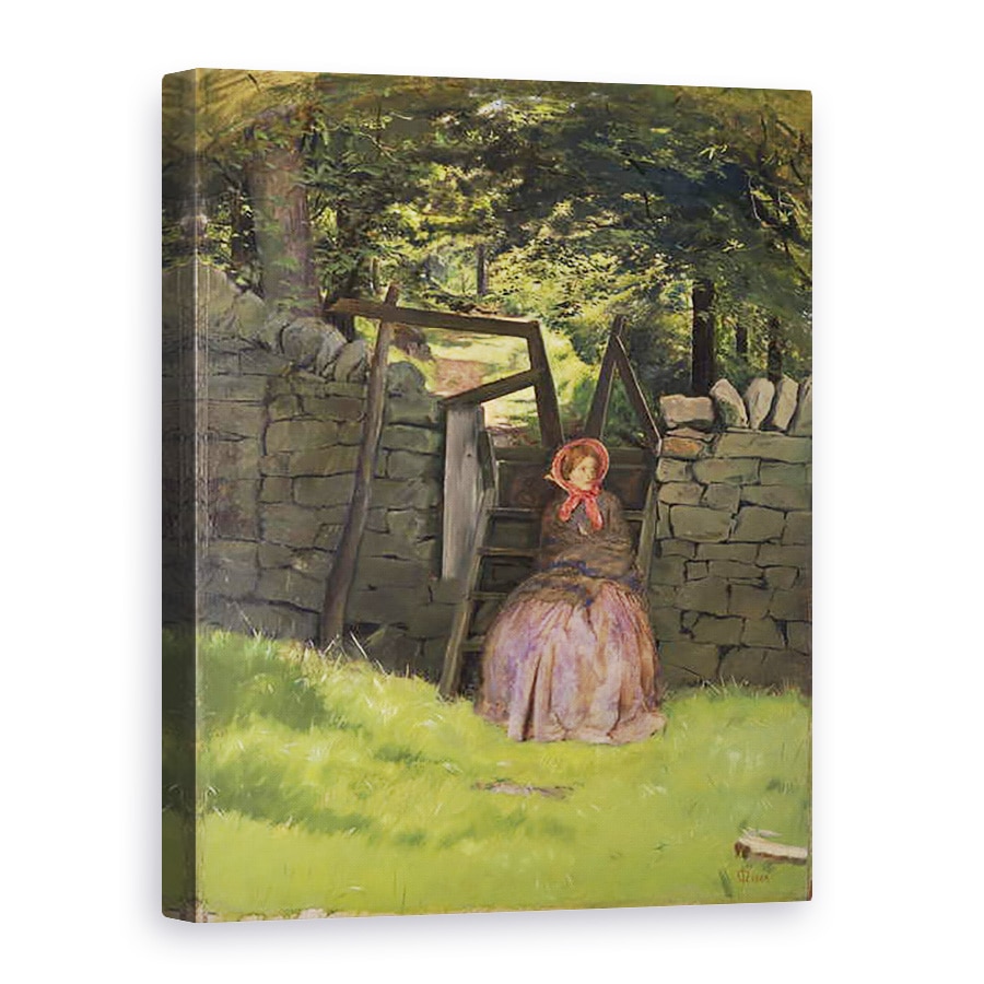 Tablou canvas - John Everett Millais - in asteptare, 60 x 80 cm