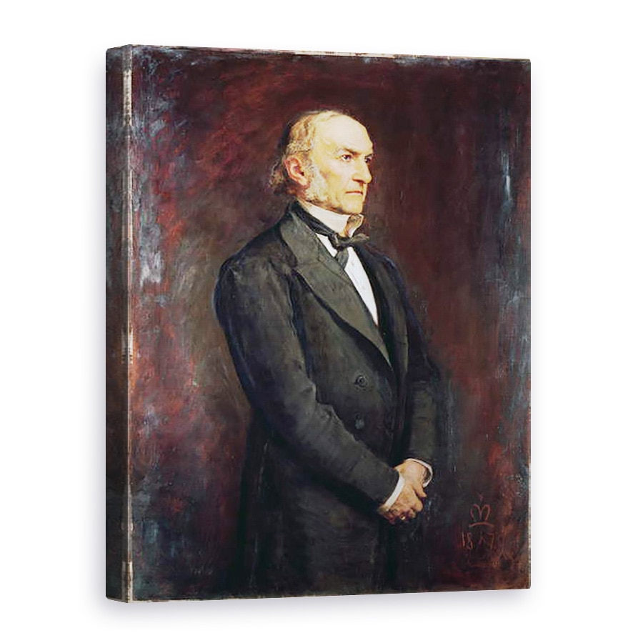 Tablou canvas - John Everett Millais - Portretul lui William Ewart Galdstone 1809-1898 1879, 50 x 70 cm