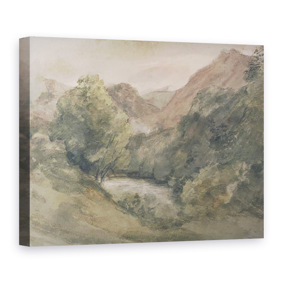 Tablou canvas - John Constable - Borrowdale, Seara dupa o zi frumoasa, 1 octombrie, 60 x 80 cm