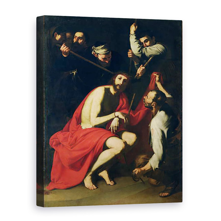 Tablou canvas - Jusepe de Ribera - Mocking de Hristos, 60 x 80 cm
