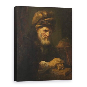 Tablou canvas - Karel van der Pluym - Un Batran intr-o palarie de blana, 50 x 70 cm Tablou canvas - Karel van der Pluym - Un Batran intr-o palarie de blana, 50 x 70 cm