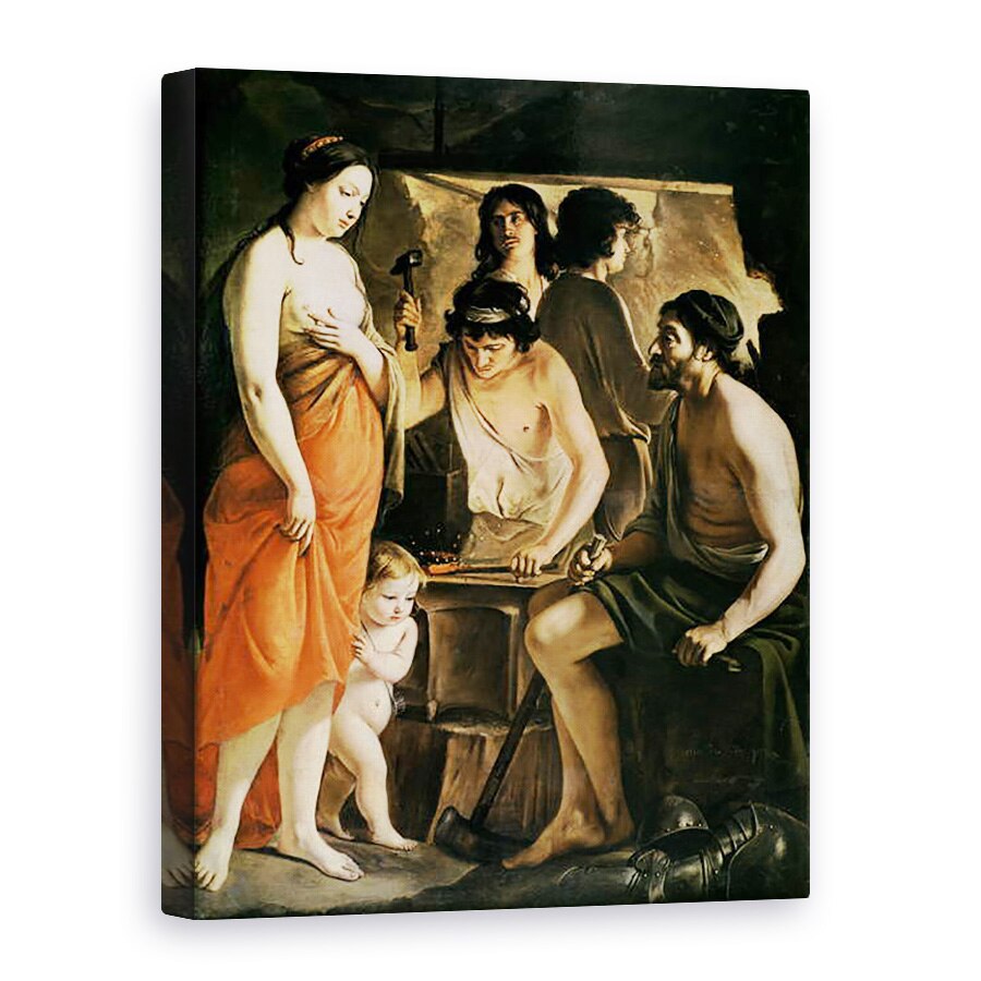 Tablou canvas - Le Nain Brothers - Venus in Forge Vulcan, 50 x 70 cm