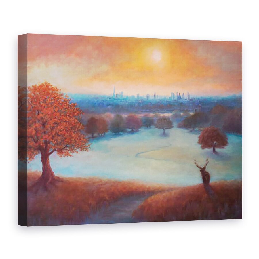 Tablou canvas - Lee Campbell - City View Londra din Richmond Park, 2017, 60 x 80 cm