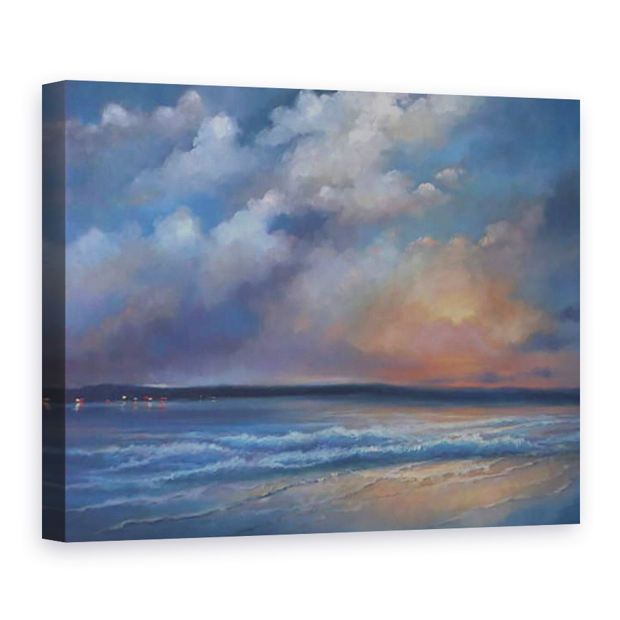 Tablou canvas - Lee Campbell - Velum albastru 2013, 60 x 80 cm