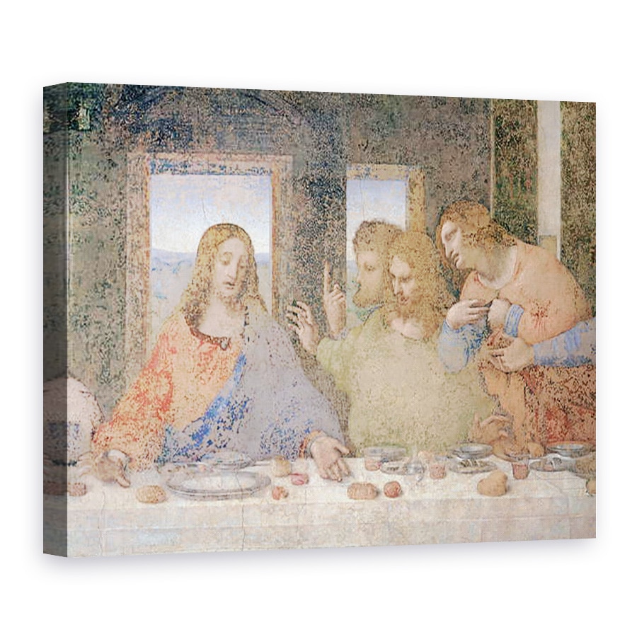 Tablou canvas - Leonardo da Vinci - Cina de Taina III, 60 x 80 cm