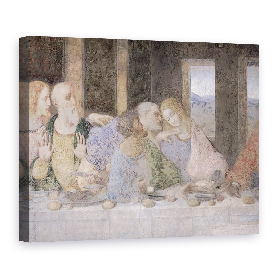 Tablou canvas - Leonardo da Vinci - Cina de Taina V, 60 x 80 cm