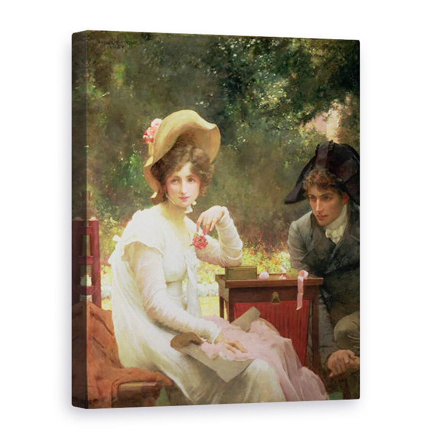 Tablou canvas - Marcus Stone - in dragoste, 75 x 100 cm