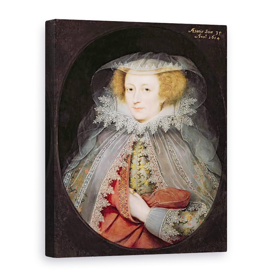Tablou canvas - Marcus Gheeraerts - Catherine Killigrew, Lady Jermyn, 60 x 80 cm