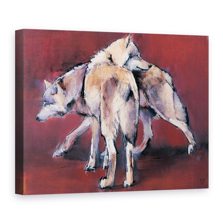 Tablou canvas - Mark Adlington - Compozitia Lupului, 75 x 100 cm