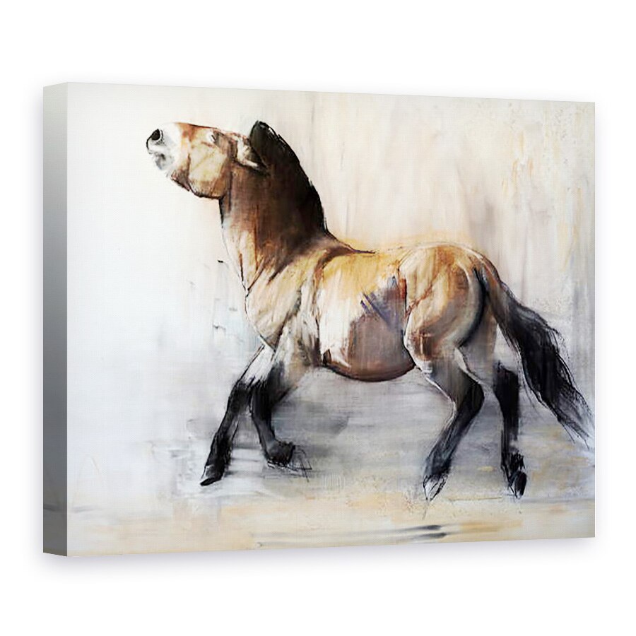 Tablou canvas - Mark Adlington - Cal antic Przewalski iarna, 2014, 75 x 100 cm
