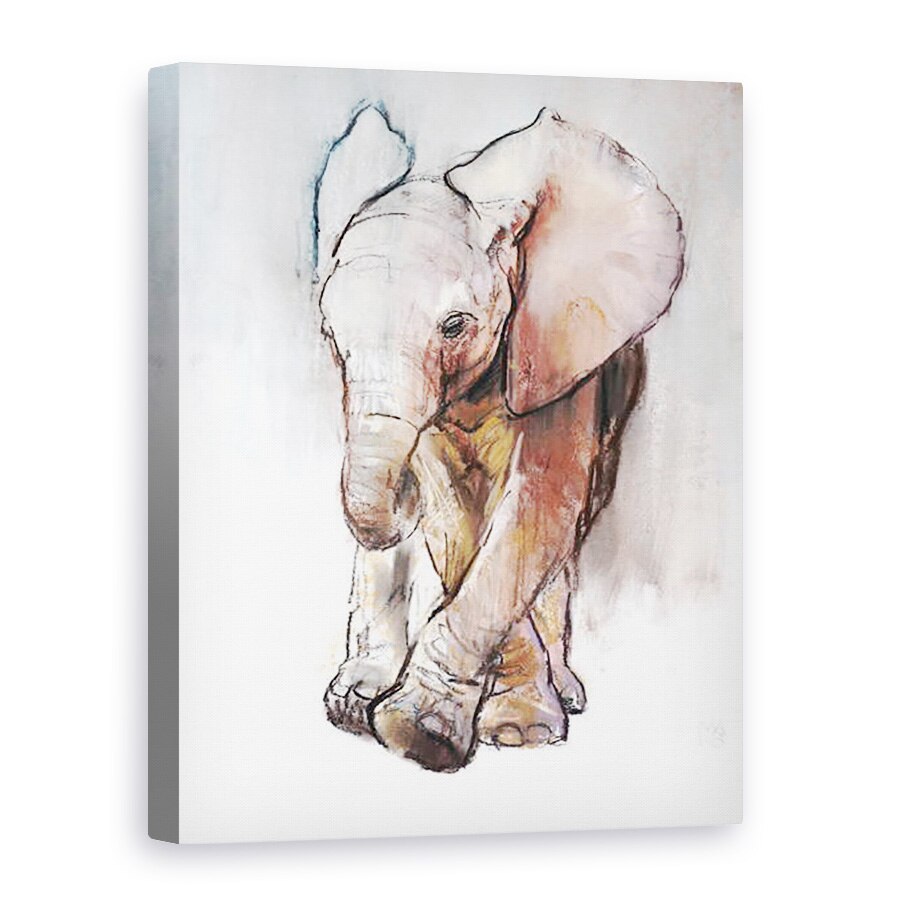 Tablou canvas - Mark Adlington - Baby Elefant 2, Loisaba, 2018, 75 x 100 cm