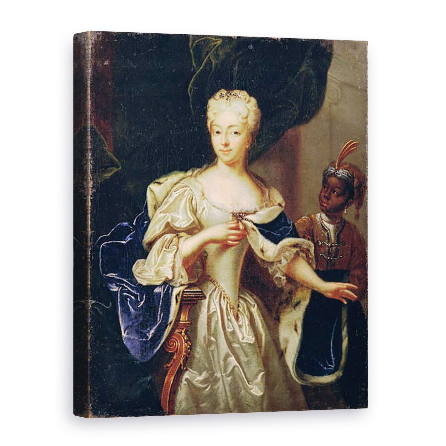 Tablou canvas - Luedden - Portret De Printesa Charlotte De Brunswick-Luneburg, 75 x 100 cm