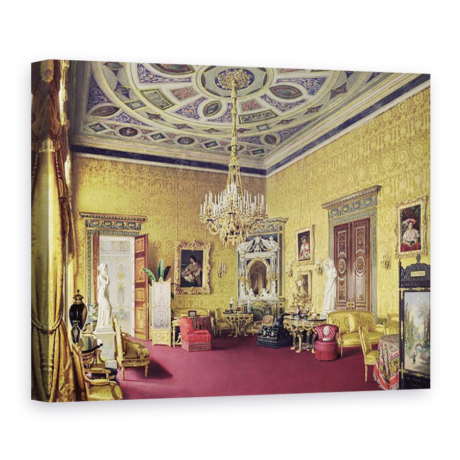Tablou canvas - Luigi Premazzi - Sala Lyons din Palatul Catherine de la Tsarskoye Selo, 75 x 100 cm